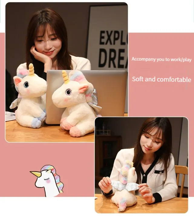 Migeet%20Unicorn%20doll%20plush%20toys%20cute%20rainbow%20pony%20doll%20-%20Image%2010