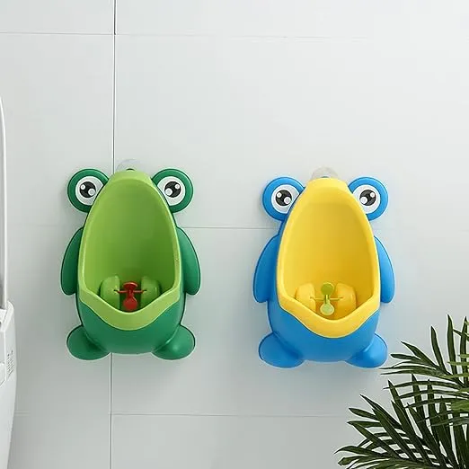 Children's Urinal Frog Cartoon Design Boy Toilet Potty Urinal Wall Urinal 1 Piece Children's Bathroom Decor