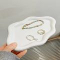Creative Plastic Jewelry Tray Mini Cloud Shape Jewelry Display Plate Storage Plate Watches/Keys Storage. 