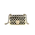 HSFUR Women Evening Clutch Bag Bridal Wedding Elegant Party Handmade clutch purse Womens Handbags Purses Hollow Out Metallic. 