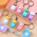 1/3Pcs Cartoon Animal Mini Stapler Cute Portable Stapler Keychain Binding Tool File Organizer Office Stationery School Student Supplies. 
