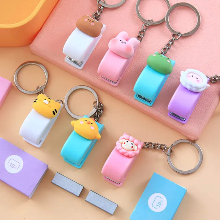 1/3Pcs%20Cartoon%20Animal%20Mini%20Stapler%20Cute%20Portable%20Stapler%20Keychain%20Binding%20Tool%20File%20Organizer%20Office%20Stationery%20School%20Student%20Supplies%20-%20Image%202