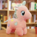 Plush Unicorn Horse Doll  Cute Stuffed Standing Horse Toys For Children  Soft Animals Cushion Kids Birthday Gift. 