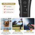 Ultrasonic Double-headed Dog Repeller Anti Barking Device Dog Training Repeller. 