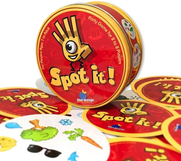 Spot It! Classic Award-Winning Card Game with Endless Playability, Fast-Paced Observation Game for the Whole Family by ZinZen - Attractive Cards Game to Play with Your Friends Family and Your Loved Once