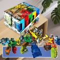 Digital shapeshifter robot combined King Kong team creative puzzle set building blocks children, boys and girls combination toys. 
