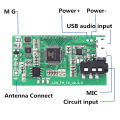 Digital Fm Wireless Stereo Board Frequency Modulation Module Amplifier Lcd Display Dsp Diy Kit. 