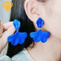 Women Drop Earrings Boho Rose Petal Dangle Earrings Exquisite Acrylic Flower Drop Studs for Statement Jewelry Perfect Gift for Southeast Asian Buyers Rose Petal Earrings. 