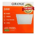 Orange Ceiling Surface Square LED Panel Light Down Light Warm White  For Celing Light Day Light 2 Years Warranty. 