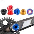 Bike Crankset Screw MTB Mountain Road Bicycle Crank Arm Bolts Blue. 