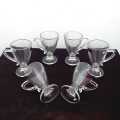 LIRMARTUR Glass Irish Coffee Mug 120ml 6Pcs Set P-179 Coffee Mugs for Drinking Durable Glassware Mugs Tea Mug. 