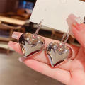 Christmas Jewelry Wedding Jewelry Women Jewelry Ladies Jewelry Gold Earrings Women Earrings Alloy Heart Earrings. 