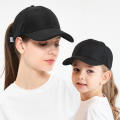 Child Baseball Hat Outdoor Sports Visor Cap Parent-child Models Baseball Cap Kids Cotton Sun Hat Horsetail Hat. 