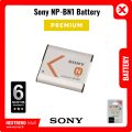 Sony NP-BN1 600mAH 3.6V N Type Rechargeable High Capacity Battery Pack Info-Lithium Li-ion - BN1 BN 1  Camera Video Photo Outdoor Replacement. 