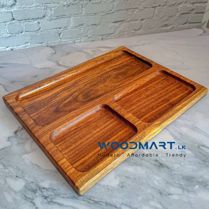 Serving%20Platter/%20Divided%20Serving%20Platter/%20Snack,%20Appetizer%20plates%20handmade%20from%20Nadun%20wood%20/%20Baby%20food%20organizer%20/Solid%20wood%20rectangular%20dessert%20tray%20with%20sub-grid%20/%20Home%20Kitchen%20Gifts.%20-%20Image%205