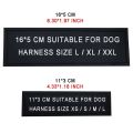 2 PCS Personalized Reflective Dog Name Tag Custom Label Nameplate Velcro Cat Dogs Harness Patch Pet Supplies. 