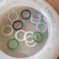 Simple Elegant Jewelry Circle Shape Acrylic Acetic Acid Finger Ring Jade Colourful Plastic Resin Rings. 