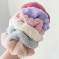 Winter Warm Soft Hair Scrunchies For Women Girls Cute Plush Elastic Hair Band Multicolor Rubber Band Hair Loop Hair Accessories Luyo. 