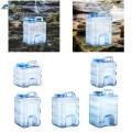 Water Container with Lid, Food Grade Water Storage Jug, Camping Water Storage Jug for 7.5L. 