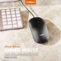 Moxom - MX-MS09 USB Wired Laser mouse 4 Keys Optical Black 1.5m DPI 1600 Classic Gaming Fabric Cable Ryzen Asus Republic of Gamers USB Mouse. 
