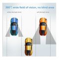 2pcs Blind Spot Mirror 2 Inch Round HD Glass Convex 360° Wide Angle Side Mirror with ABS Housing for Car SUV and Truck(frame). 