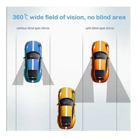 2pcs%20Blind%20Spot%20Mirror%202%20Inch%20Round%20HD%20Glass%20Convex%20360%C2%B0%20Wide%20Angle%20Side%20Mirror%20with%20ABS%20Housing%20for%20Car%20SUV%20and%20Truck(frame)%20-%20Image%203