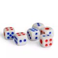 Dice 12mm Plastic White Gaming Dice Standard Six Sided Decider Birthday Parties Board Game Leisure and entertainment-1PC. 