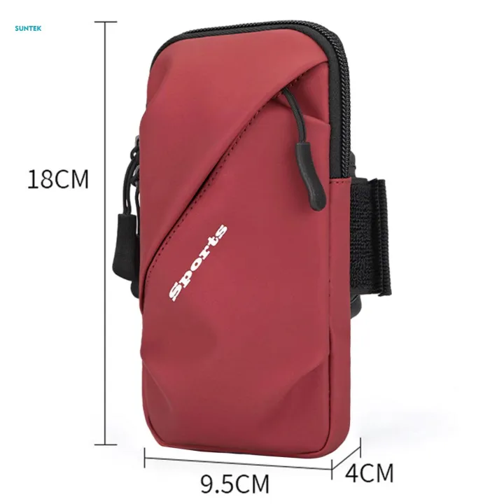 Phone%20Armband%20Bag%20Wrist%20Pouch%20Sports%20Arm%20Bag%20for%20Running%20Walking%20Jogging%20Red%20-%20Image%209
