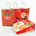 Paper Biscuit Christmas Supplies Bag Santa Claus Christmas Gift Bags Party Supplies Candy Bag. 
