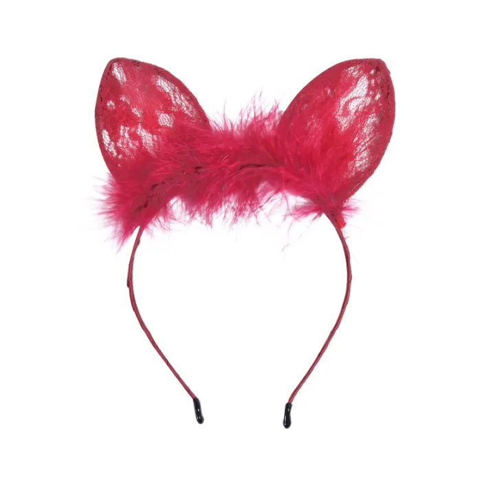 South%20Korea%20Cute%20Lace%20Cat%20Ears%20Headband%20Women's%20Net%20Red%20Headband%20Sexy%20Rabbit%20Ears%20Cos%20Makeup%20Hair%20Accessories%20Generation%204099%20-%20Image%202