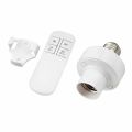【Tento】Smart Remote Control Light Switch E27 LED Lamp Wireless Timer Holder Bulb Base Socket On/Off 30M Range For Ceiling Chandelier. 