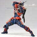 Deathstroke Figure DC Amazing Yamaguchi Revoltech NO.11 Deathstroke Figure Collection Model Toy Gifts. 