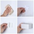 Sticky Container Air Conditioner Storage Box Stand Rack Adhesive Hanger Wall Mounted Organizer Cosmetic Storage Box Remote Control Holder Fixed On Wall. 