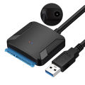 KOKKO USB 3.0 to 2.5" 3.5" SATA III HDD SSD Hard Disk Drive Adapter Cable Converter And Charger. 