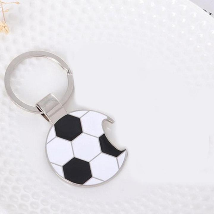 Mini Keychain Football Creative Keyring Pendant with Cute Rotating Soccer Key Chain for Football Lover Fans Men Women Boys Girls