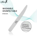 Monja Nail File Double Side Sandpaper Buffer 100/180/240 Grit Nail Polish File Gel Nail Polish File DIY Nail File Sanding Tools. 