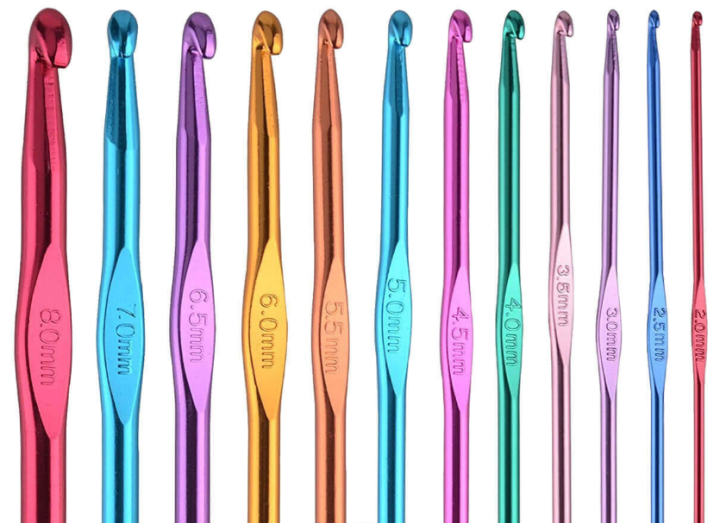 Crochet Hook knitting Aluminum needle individual piece Daraz.lk