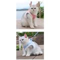 1/Set Puppy Dog Harness For Small Dogs Adjustable Dog Kitten Cat Harness and Leash Dog Leash Dog Cat Collar Dog Cat Accessories. 
