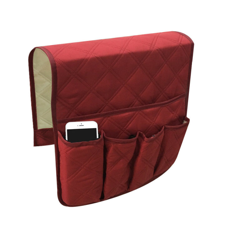 【SkinHorizon】5 Pockets Sofa Organizer Couch Arm Rest Remote Control Storage Bags Holder Chair Decor Basket