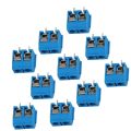 10Pcs (Pieces) 5mm Pitch 2 Pin  PCB Mount Screw Terminal Block Connector for Arduino. 