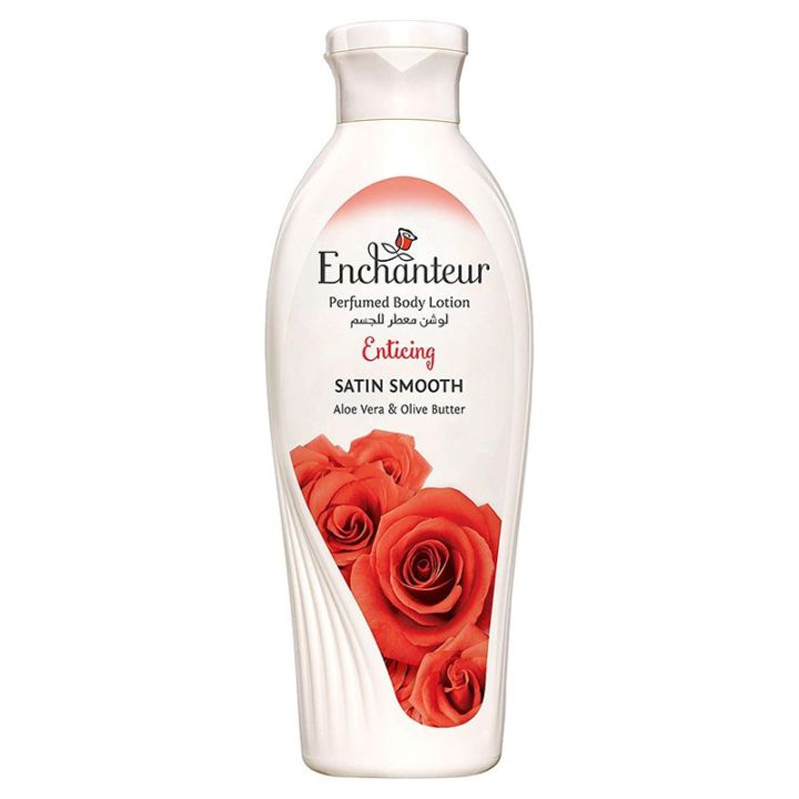 Enchanteur Perfumed Body Lotion Enticing Satin Smooth Aloe Vera & Olive Butter [250ml]
