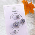 Crystal Magnetic Ear Stud Earrings Zircon Magnet Earrings Non Piercing Jewelry ANLAN. 