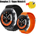 Band For Oneplus watch 2 / OPPO Watch X Strap women men Smartwatch Nylon Soft Bracelet Bands Belt Screen Protector film. 