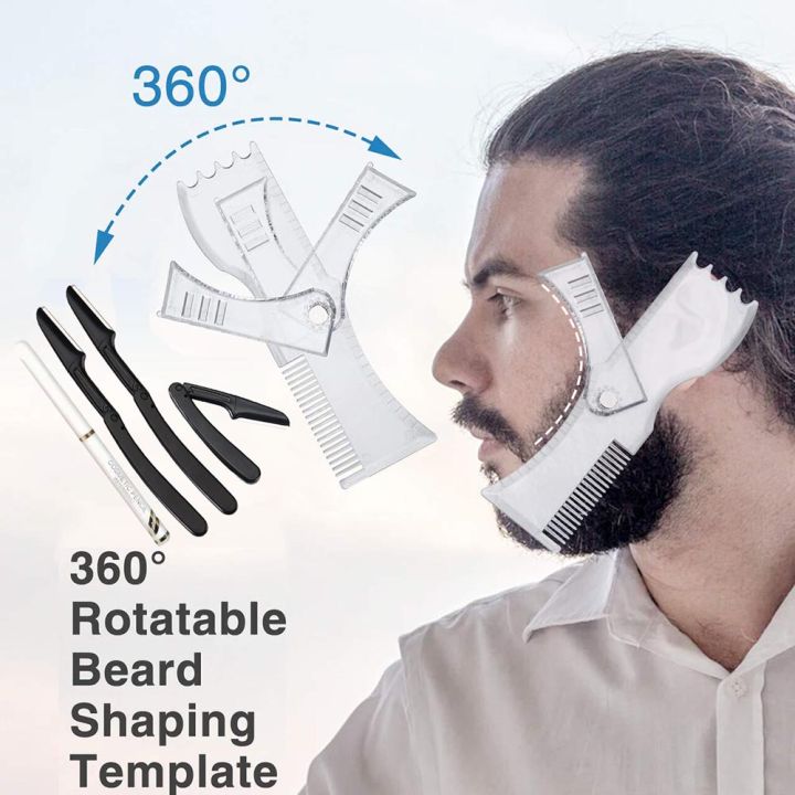 Beard%20Shaping%20Kits%20Adjustable%20Non-slip%20Mustache%20Trimming%20Set%20Practical%20Professional%20Facial%20Hair%20Template%20Gadget%20Supply%20-%20Image%204