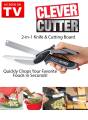 Food-Grade Clever Cutter, 2 In 1 Food Chopper, Knife and Chopping Board CCFC. 