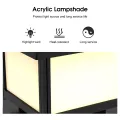 Auoyo Outdoor Pillar Lights Solar Charging IP65 Waterproof Column Lamp For Courtyard Fence Column Post Lights Courtyard Lamp Headlight Pillar Fence Post Garden lights 2 Colors. 