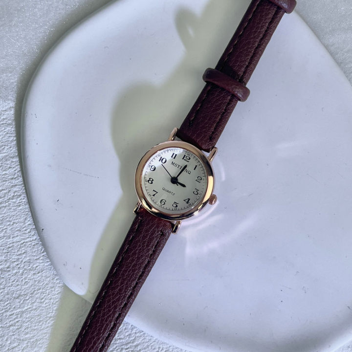 chic%20Retro%20Girls%20Examination%20Watch%20Female%20Student%20Style%20round%20Small%20and%20Simple%20Junior%20High%20School%20Student%20Fashion%20Watch%20-%20Image%202