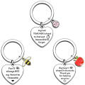 Thank You Keyring Keychain Gift For Teacher Colleague Nursery Teaching Assistant. 