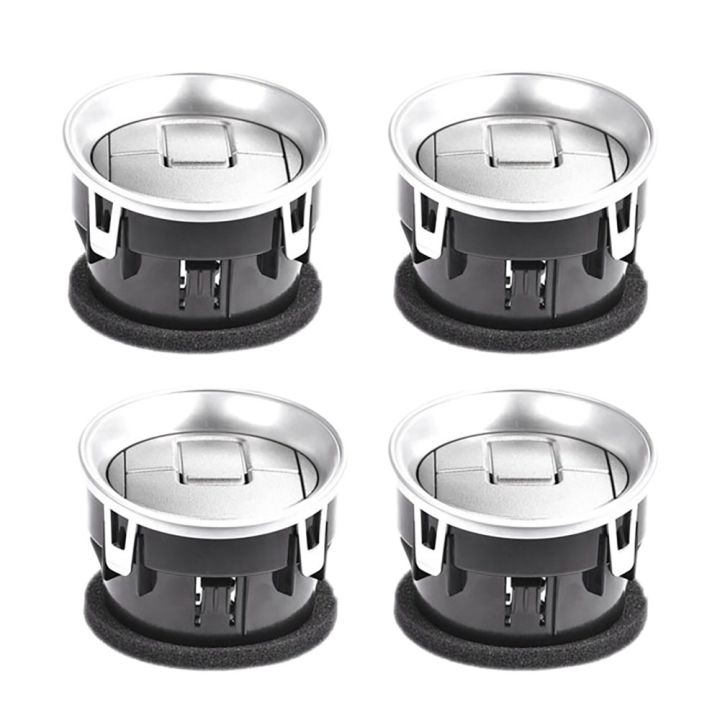 4Pcs Car Dashboard A/C Vent Duct Air Conditioning Outlet for