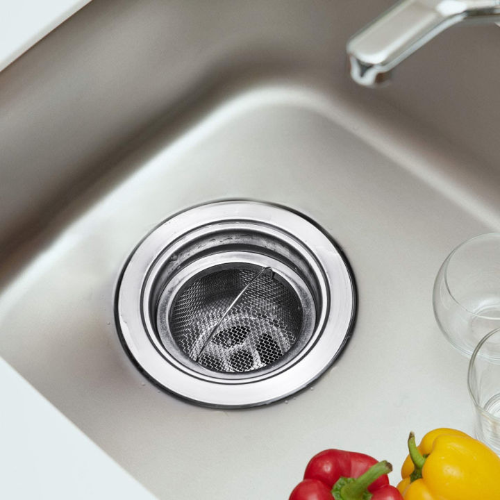 1/3Pcs%20Stainless%20Steel%20Mesh%20Sink%20Strainer%20Filter%20High%20Density%20Handle%20Sink%20Filter%20Kitchen%20Drainer%20Drain%20Hole%20Filter%20Trap%20Waste%20Screen%20-%20Image%205